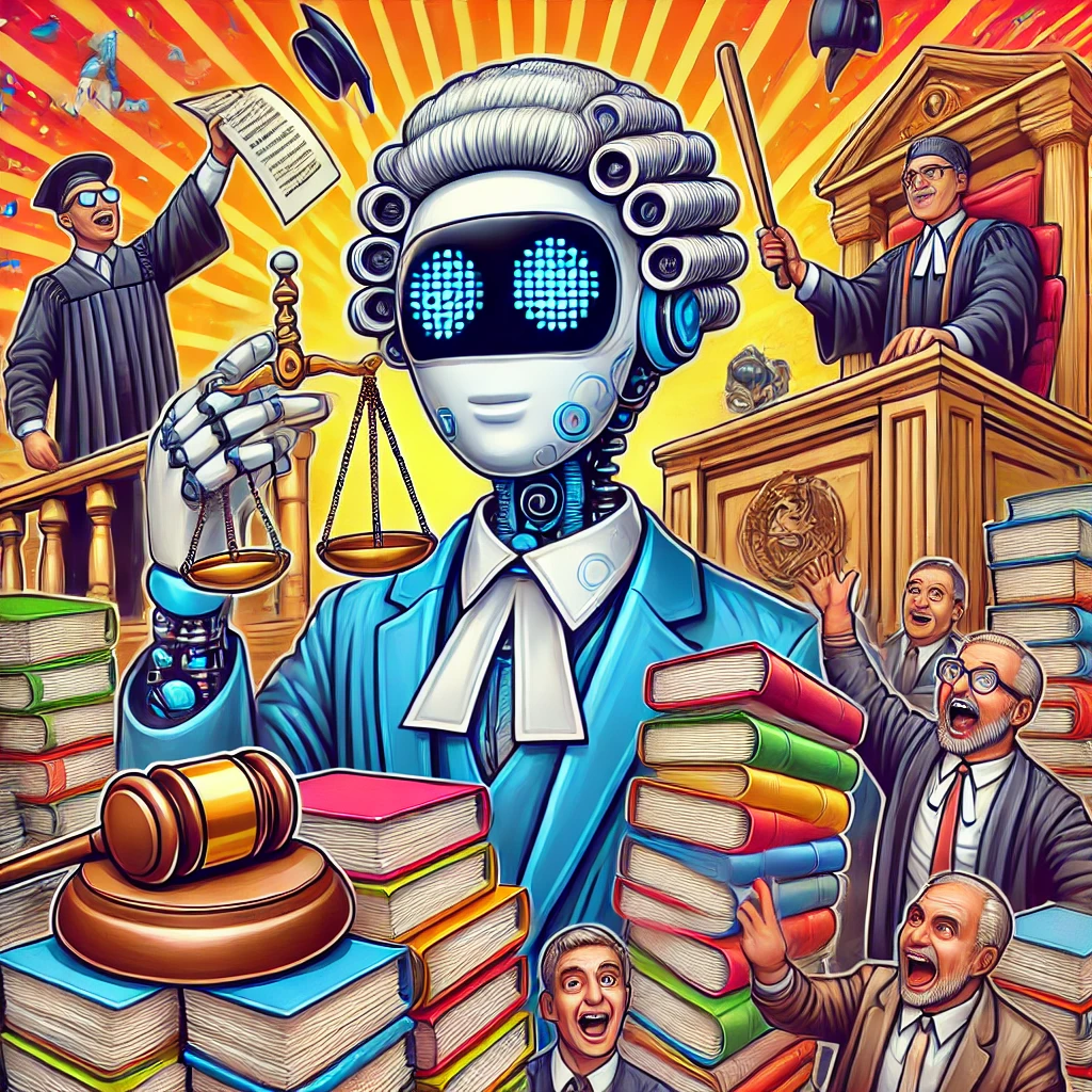 La professione legale: Le divertenti osservazioni di un'intelligenza artificiale